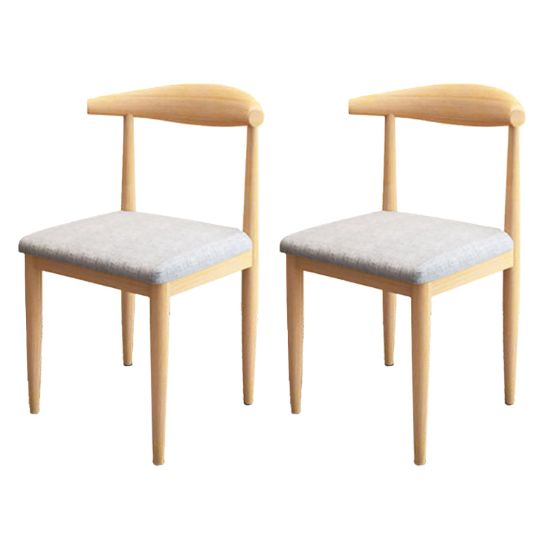 Modern Style Side Chair Open Back Indoor Dining Chair for Dining Room