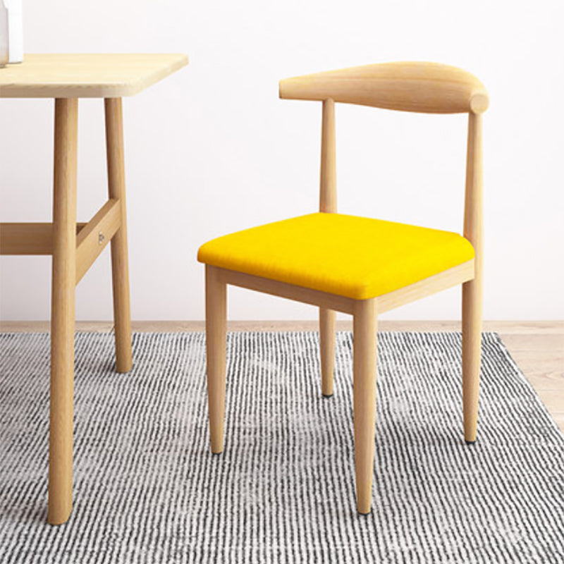 Modern Style Side Chair Open Back Indoor Dining Chair for Dining Room