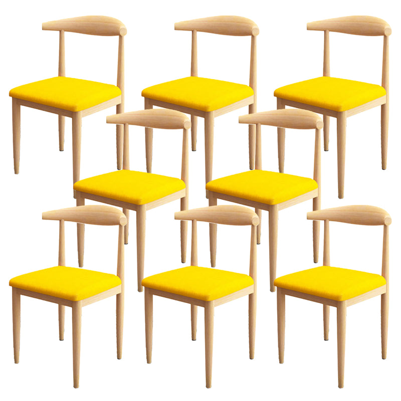 Modern Style Side Chair Open Back Indoor Dining Chair for Dining Room