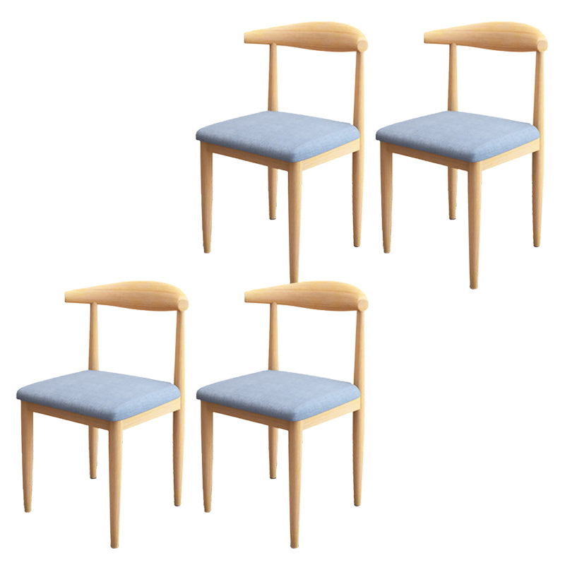 Modern Style Side Chair Open Back Indoor Dining Chair for Dining Room