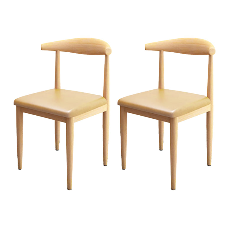Modern Style Side Chair Open Back Indoor Dining Chair for Dining Room