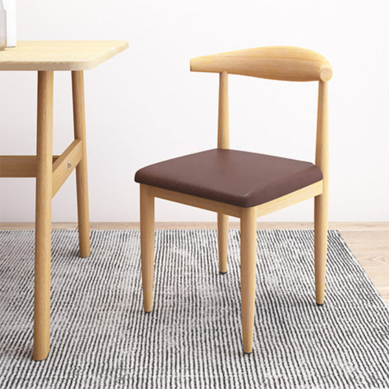 Modern Style Side Chair Open Back Indoor Dining Chair for Dining Room