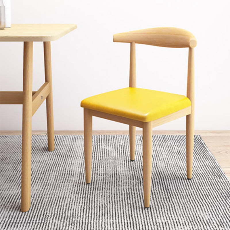 Modern Style Side Chair Open Back Indoor Dining Chair for Dining Room