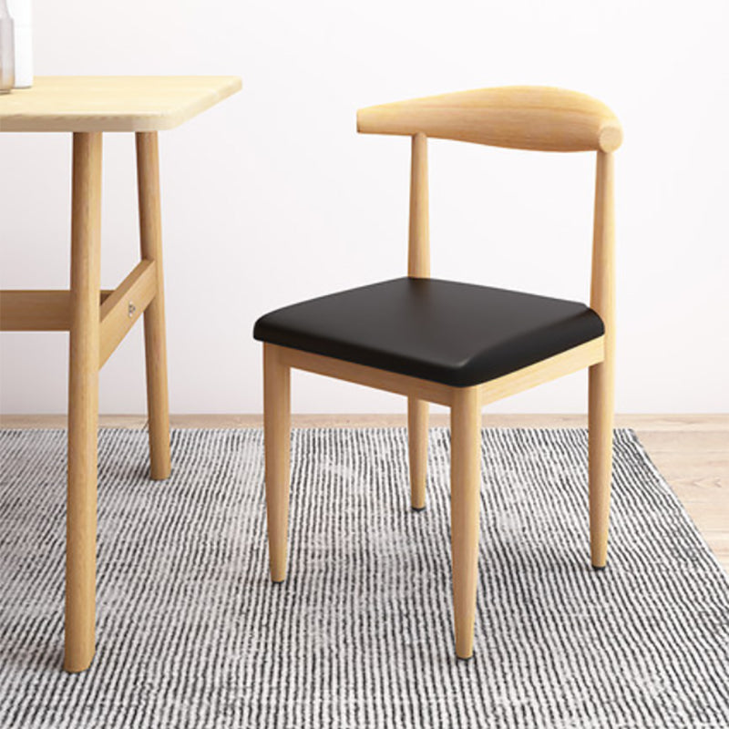 Modern Style Side Chair Open Back Indoor Dining Chair for Dining Room