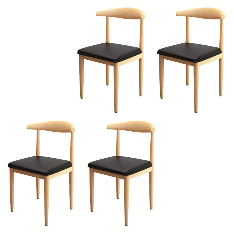 Modern Style Side Chair Open Back Indoor Dining Chair for Dining Room