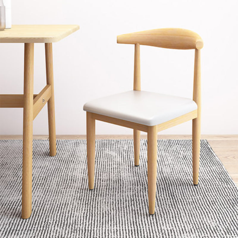 Modern Style Side Chair Open Back Indoor Dining Chair for Dining Room