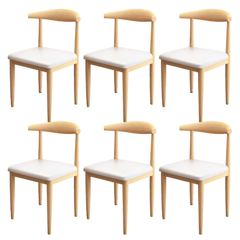 Modern Style Side Chair Open Back Indoor Dining Chair for Dining Room