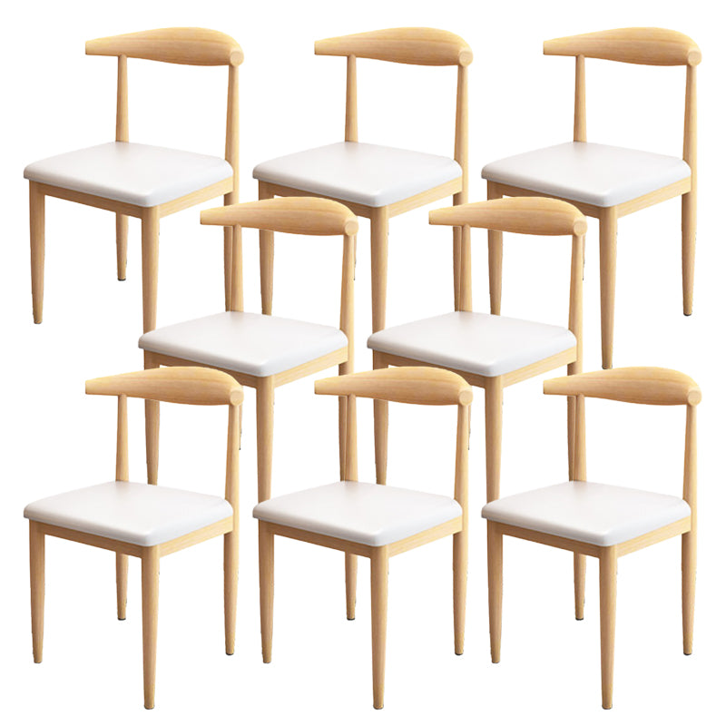 Modern Style Side Chair Open Back Indoor Dining Chair for Dining Room