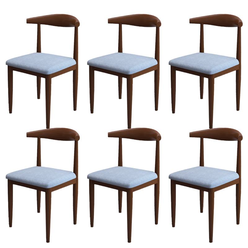 Modern Style Side Chair Open Back Indoor Dining Chair for Dining Room