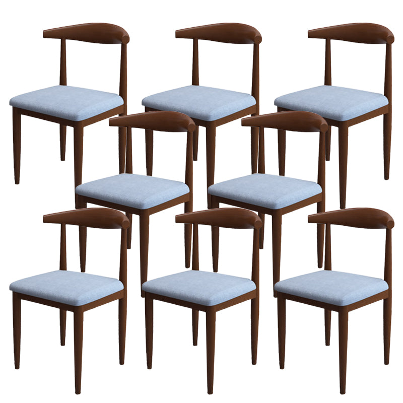 Modern Style Side Chair Open Back Indoor Dining Chair for Dining Room