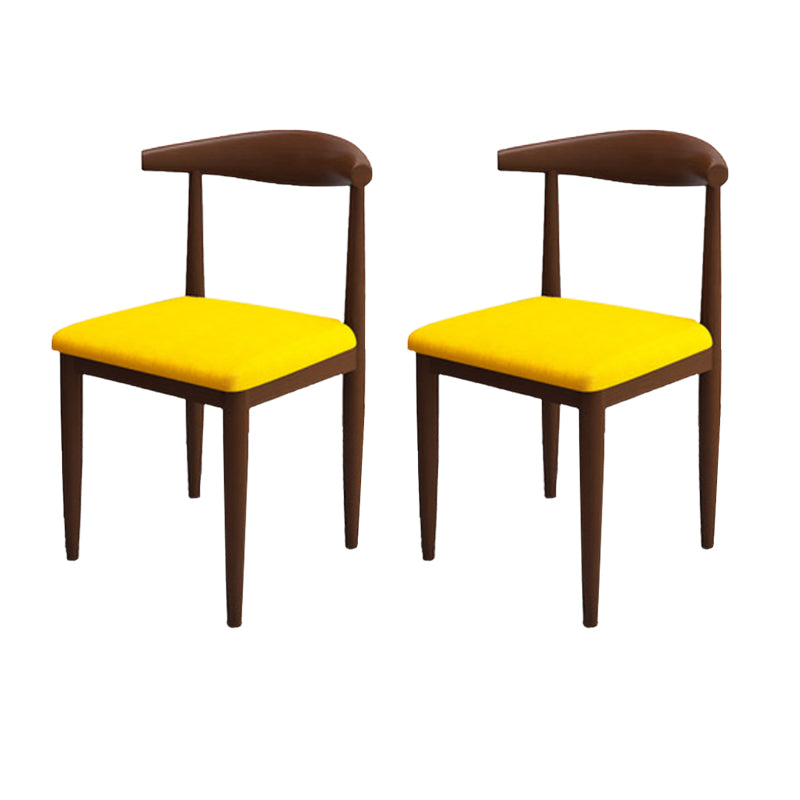 Modern Style Side Chair Open Back Indoor Dining Chair for Dining Room