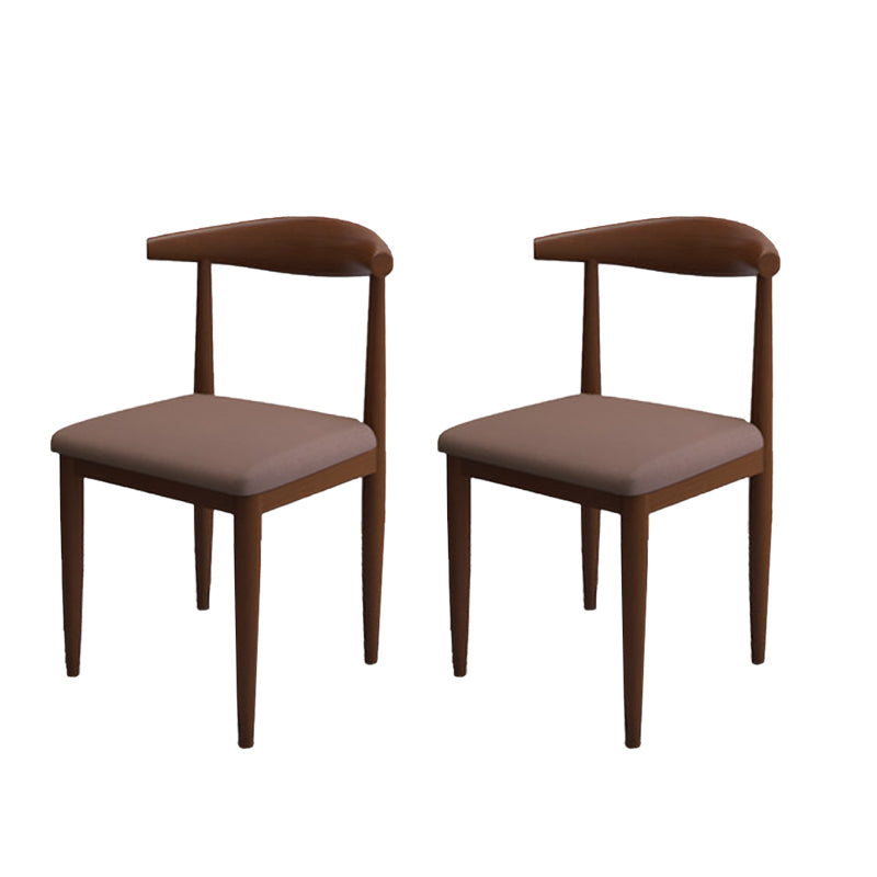 Modern Style Side Chair Open Back Indoor Dining Chair for Dining Room