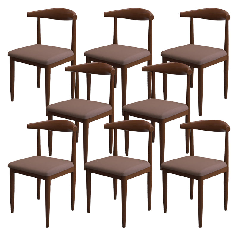 Modern Style Side Chair Open Back Indoor Dining Chair for Dining Room