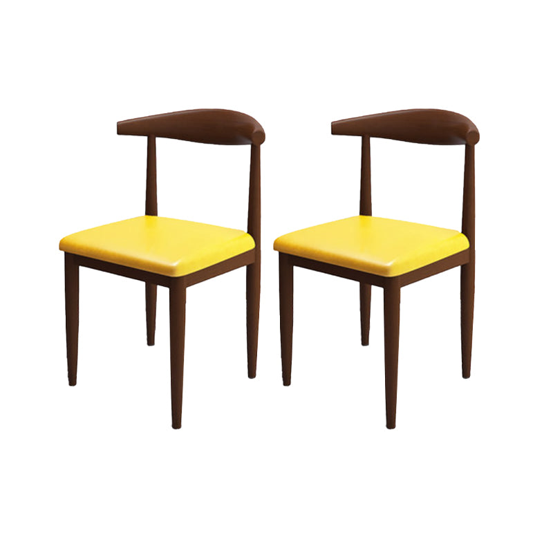 Modern Style Side Chair Open Back Indoor Dining Chair for Dining Room