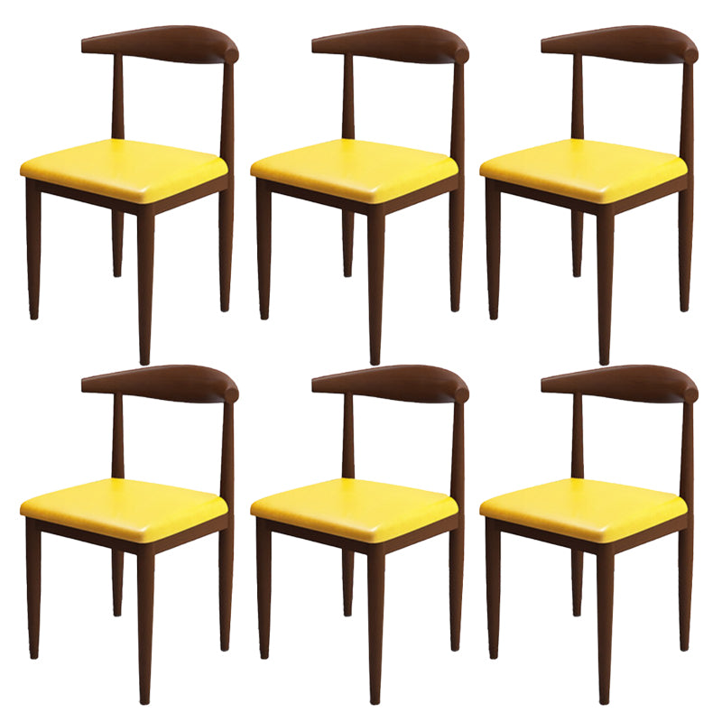 Modern Style Side Chair Open Back Indoor Dining Chair for Dining Room