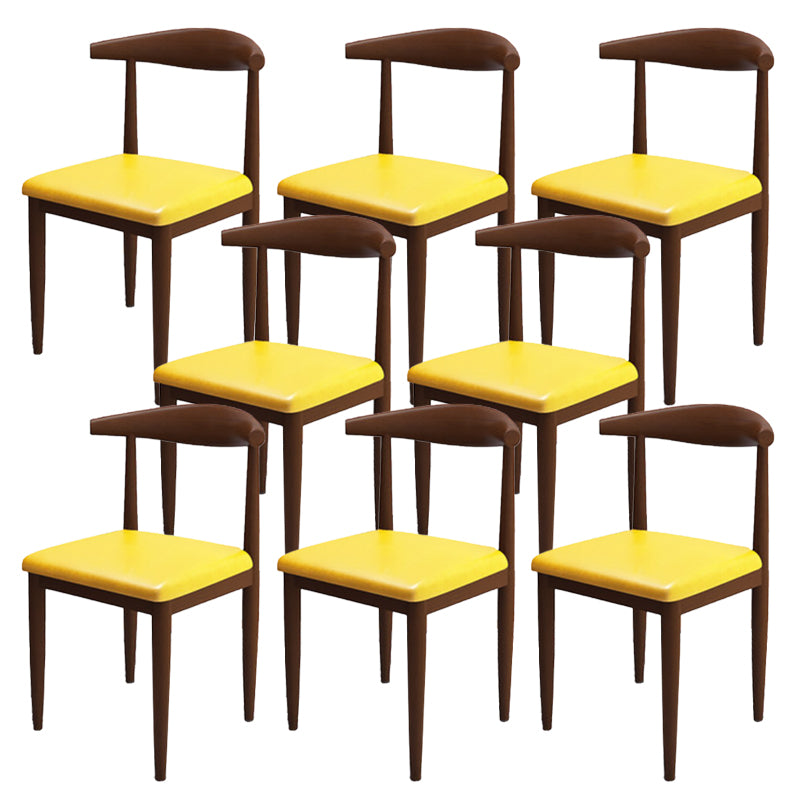 Modern Style Side Chair Open Back Indoor Dining Chair for Dining Room