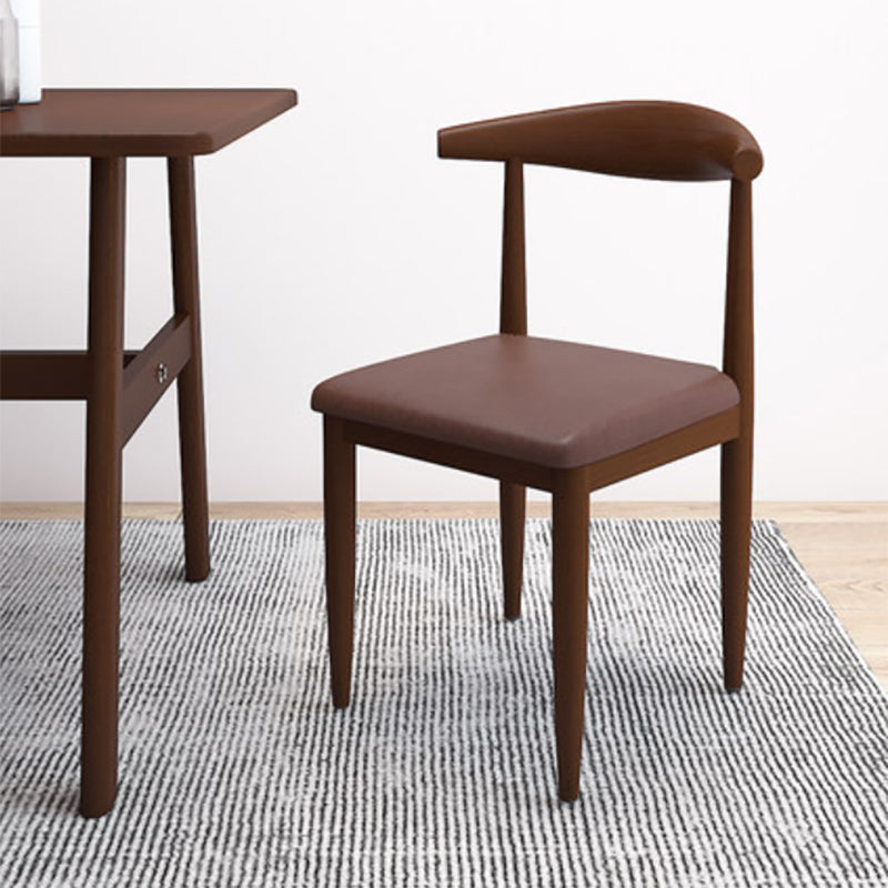 Modern Style Side Chair Open Back Indoor Dining Chair for Dining Room