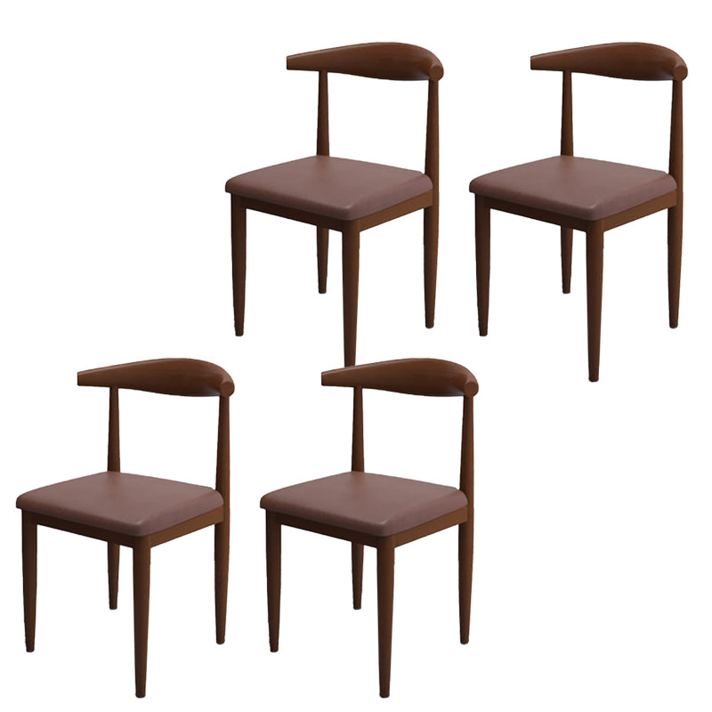 Modern Style Side Chair Open Back Indoor Dining Chair for Dining Room