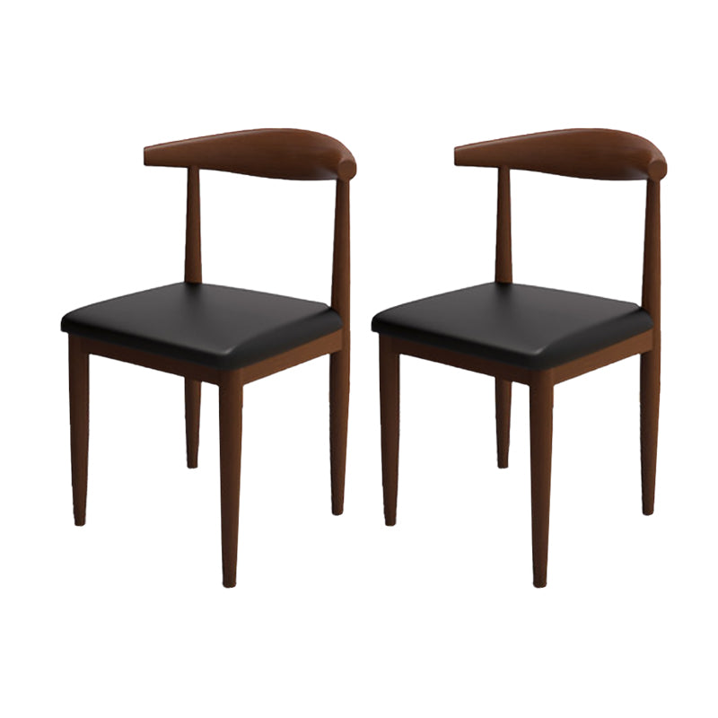 Modern Style Side Chair Open Back Indoor Dining Chair for Dining Room