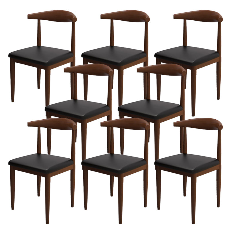 Modern Style Side Chair Open Back Indoor Dining Chair for Dining Room