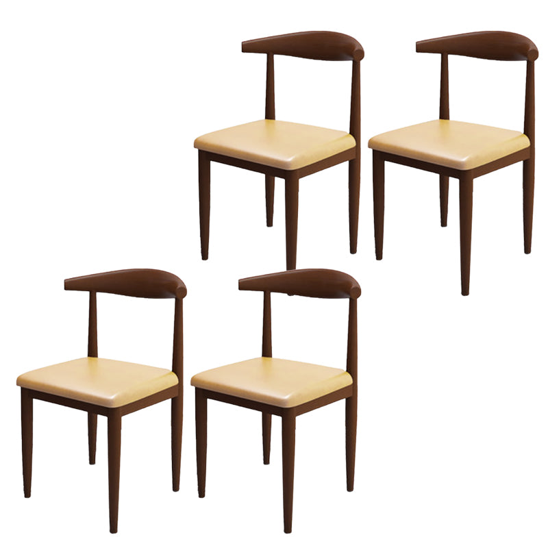 Modern Style Side Chair Open Back Indoor Dining Chair for Dining Room