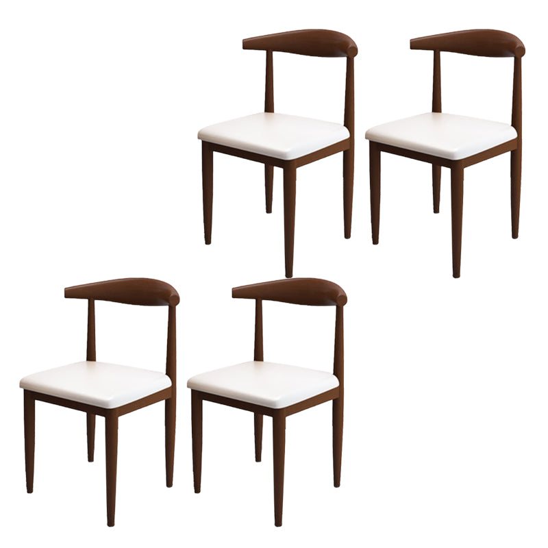 Modern Style Side Chair Open Back Indoor Dining Chair for Dining Room