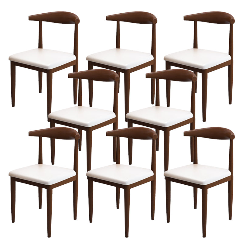 Modern Style Side Chair Open Back Indoor Dining Chair for Dining Room