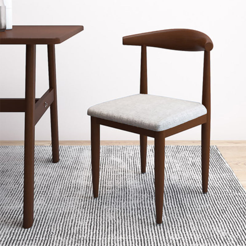 Modern Style Side Chair Open Back Indoor Dining Chair for Dining Room