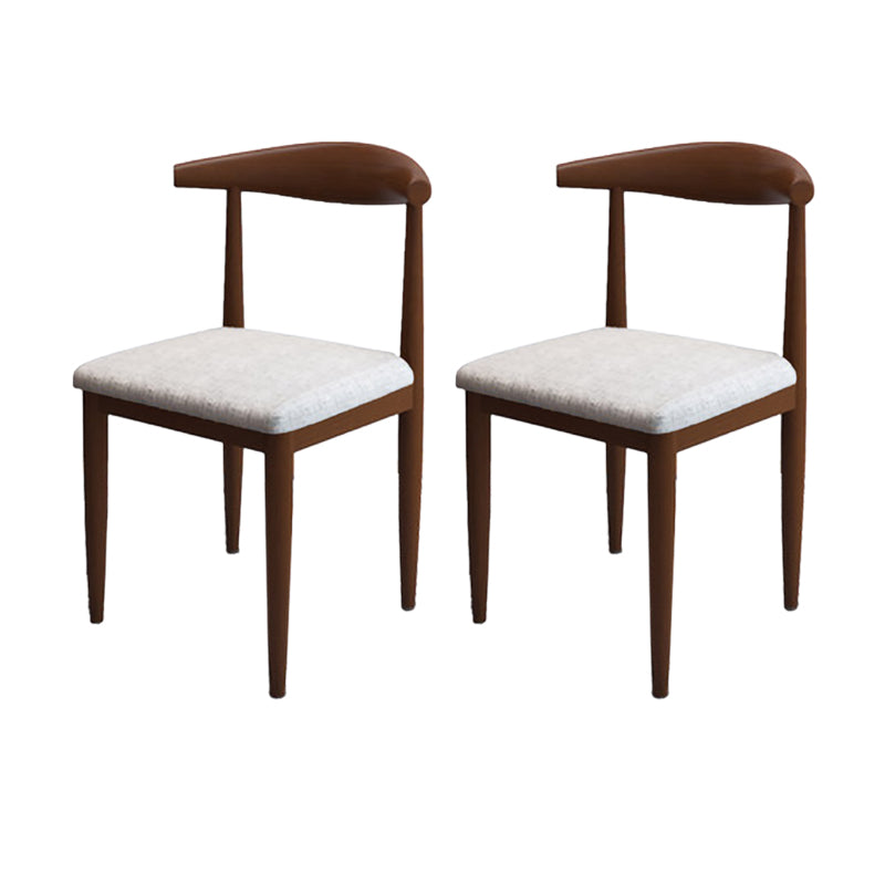 Modern Style Side Chair Open Back Indoor Dining Chair for Dining Room