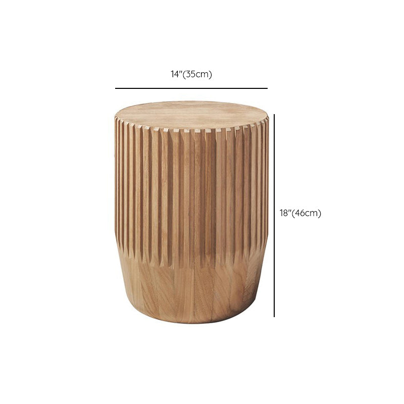 Modern Rattan Side Table Outdoor Patio Table with Aluminum Frame