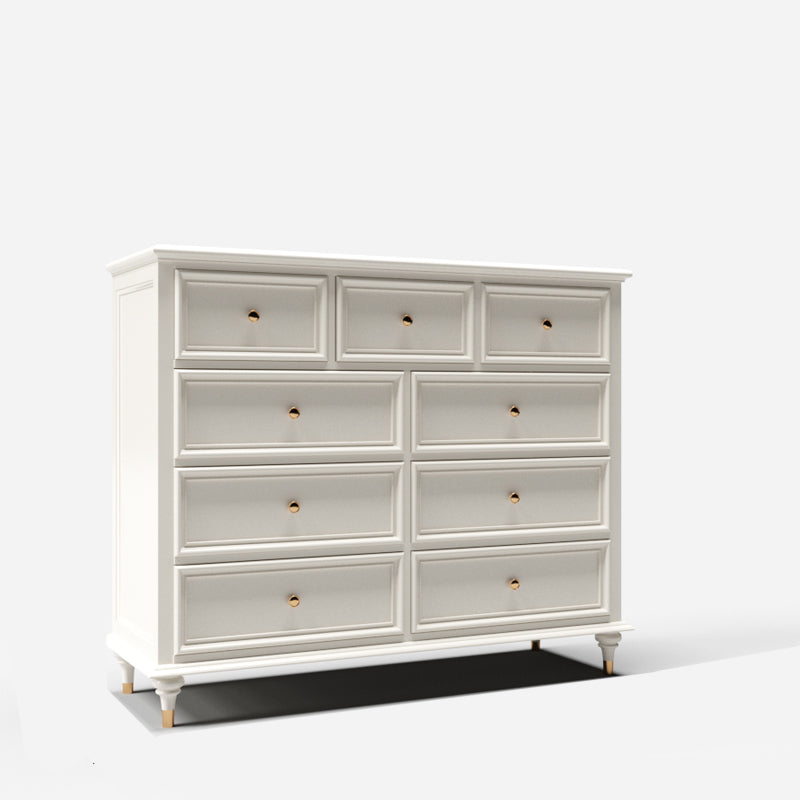 Traditional Storage Chest Solid Wood Dresser with 9/8/7/5 Drawers