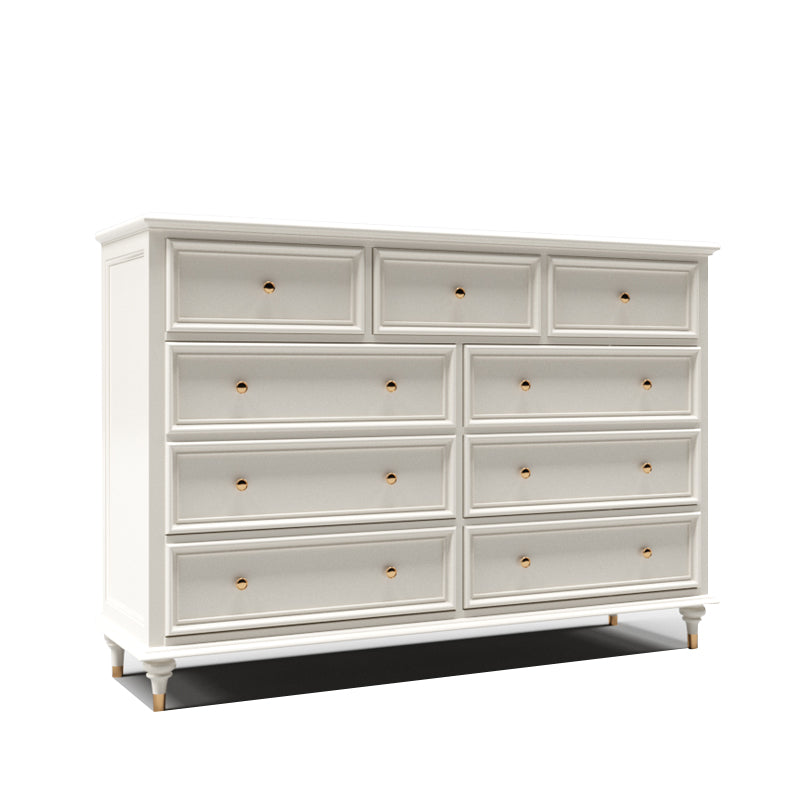 Traditional Storage Chest Solid Wood Dresser with 9/8/7/5 Drawers