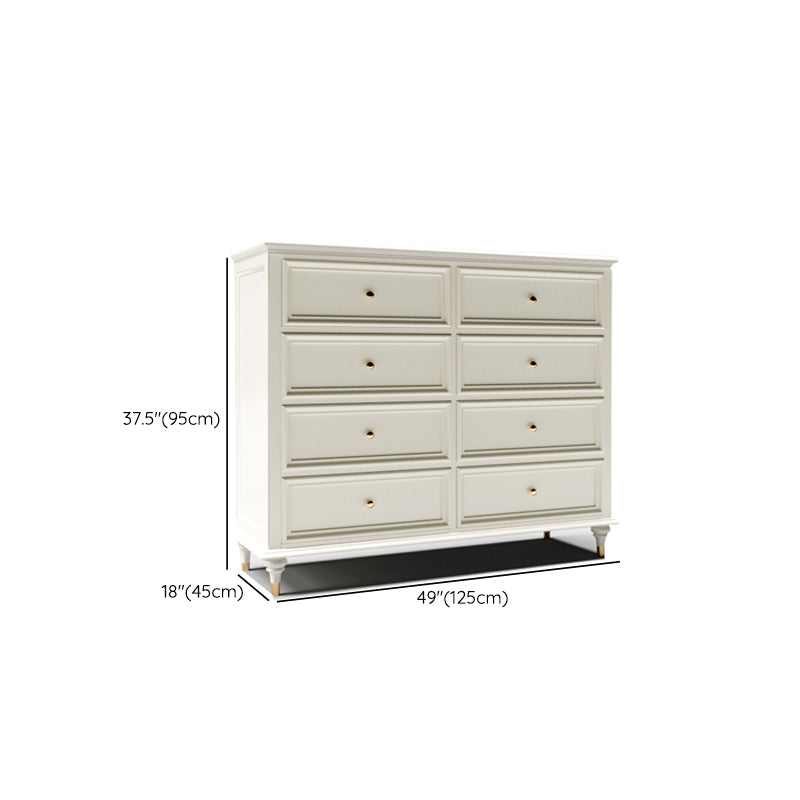 Traditional Storage Chest Solid Wood Dresser with 9/8/7/5 Drawers