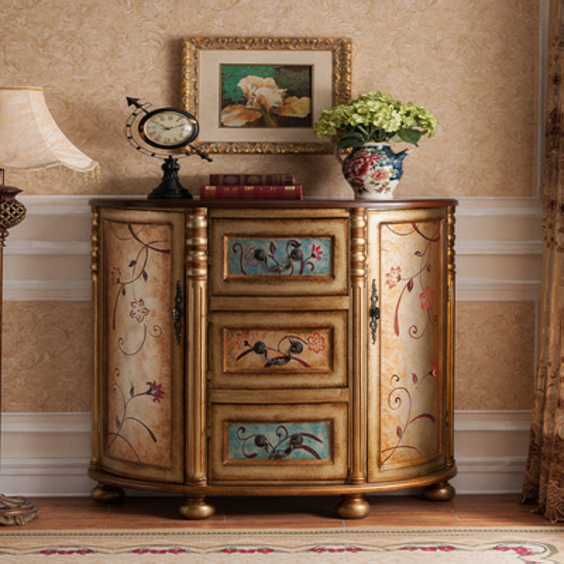 Traditional Storage Chest Dresser Solid Wood Chest with 3/4/5 Drawers