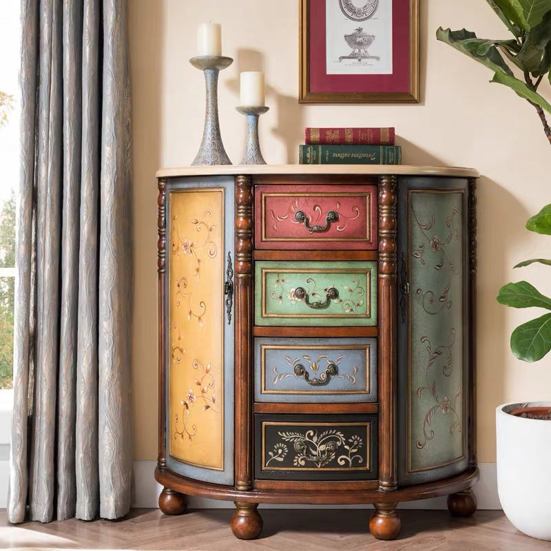 Traditional Storage Chest Dresser Solid Wood Chest with 3/4/5 Drawers