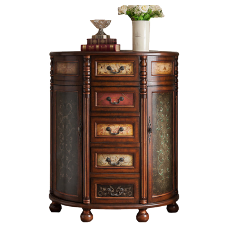 Traditional Storage Chest Dresser Solid Wood Chest with 3/4/5 Drawers