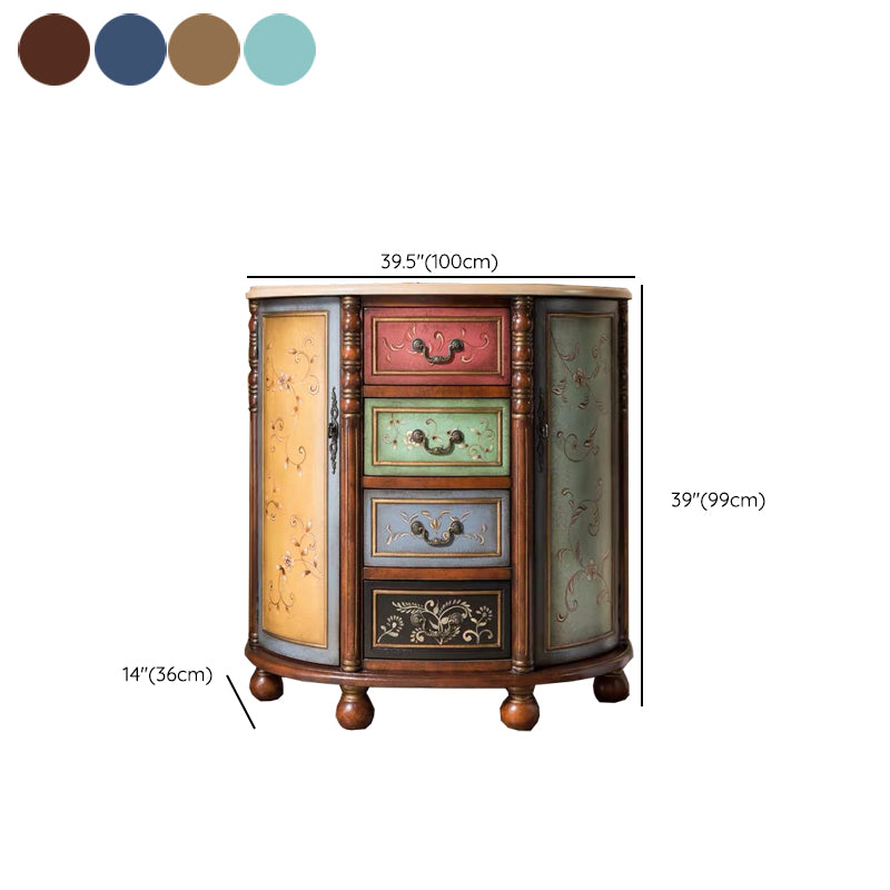 Traditional Storage Chest Dresser Solid Wood Chest with 3/4/5 Drawers