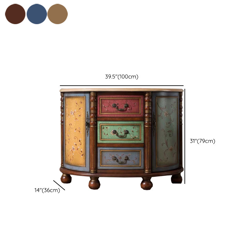 Traditional Storage Chest Dresser Solid Wood Chest with 3/4/5 Drawers