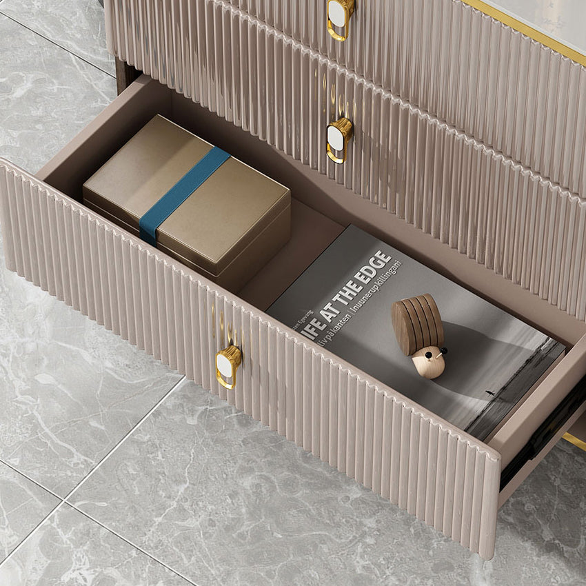 Classic Glam Dresser Wooden Storage Chest Dresser with 6 Drawers