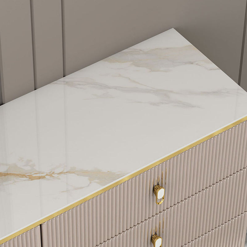 Classic Glam Dresser Wooden Storage Chest Dresser with 6 Drawers