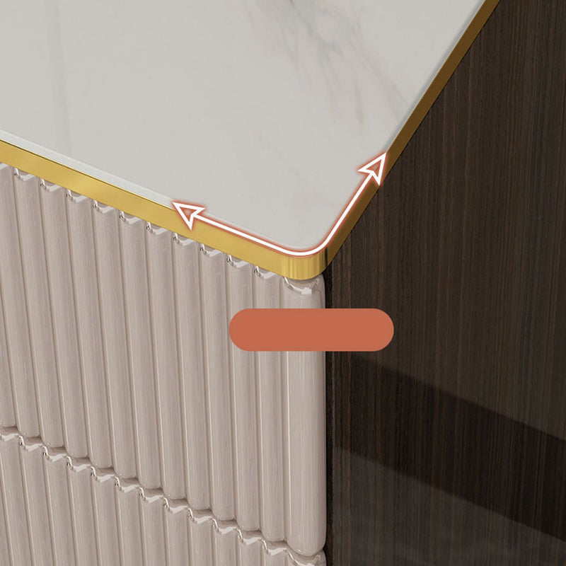 Classic Glam Dresser Wooden Storage Chest Dresser with 6 Drawers