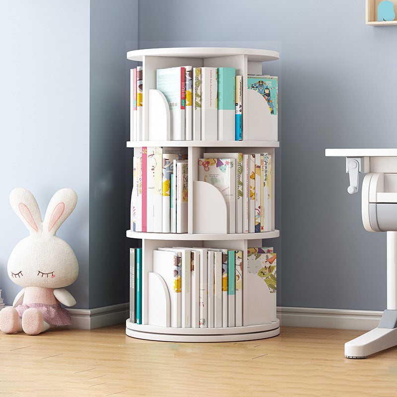 Engineered Wood Bookshelf Standard Contemporary Closed Back Bookcase