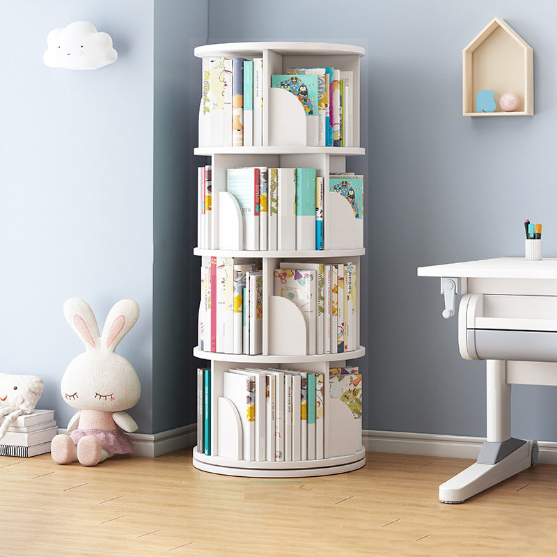 Engineered Wood Bookshelf Standard Contemporary Closed Back Bookcase