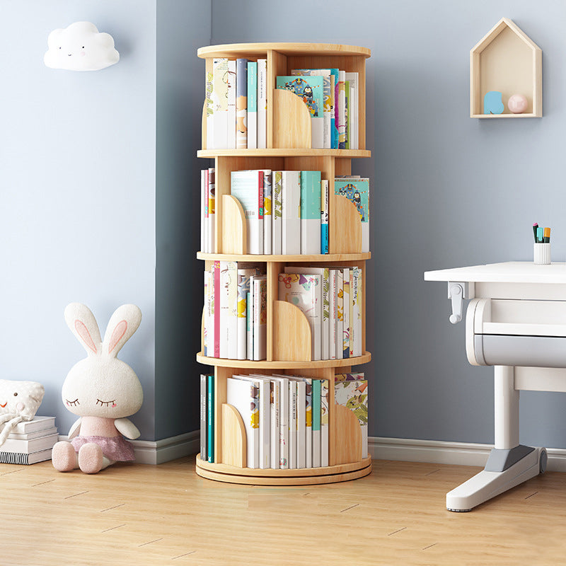 Engineered Wood Bookshelf Standard Contemporary Closed Back Bookcase