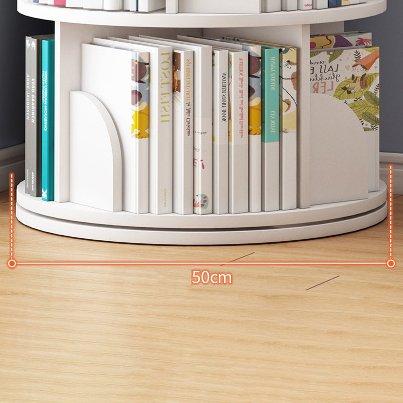 Engineered Wood Bookshelf Standard Contemporary Closed Back Bookcase