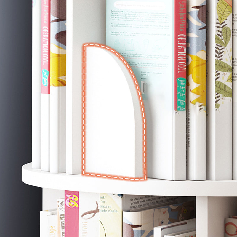 Engineered Wood Bookshelf Standard Contemporary Closed Back Bookcase