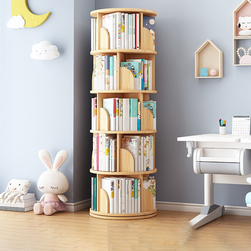 Engineered Wood Bookshelf Standard Contemporary Closed Back Bookcase