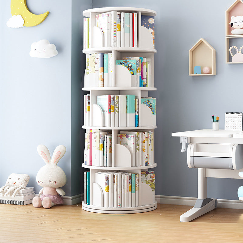 Engineered Wood Bookshelf Standard Contemporary Closed Back Bookcase