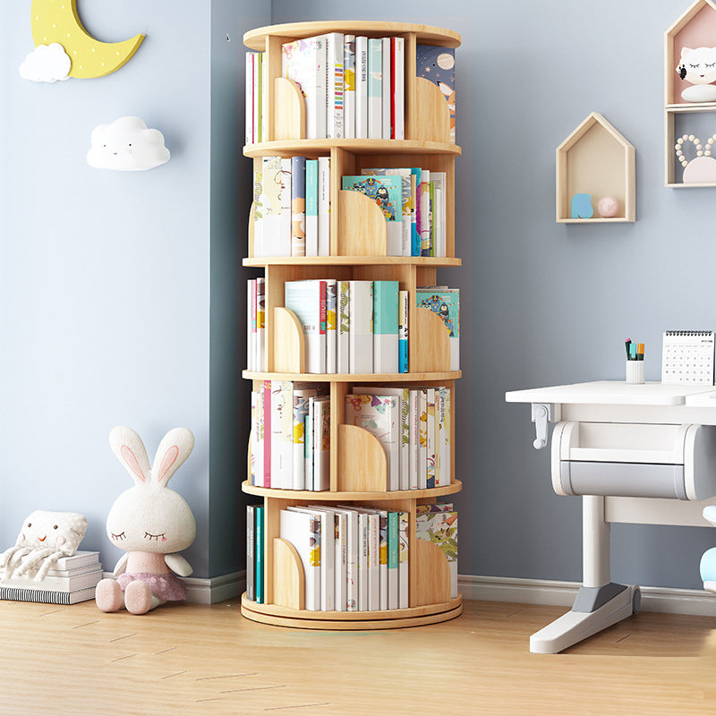 Engineered Wood Bookshelf Standard Contemporary Closed Back Bookcase