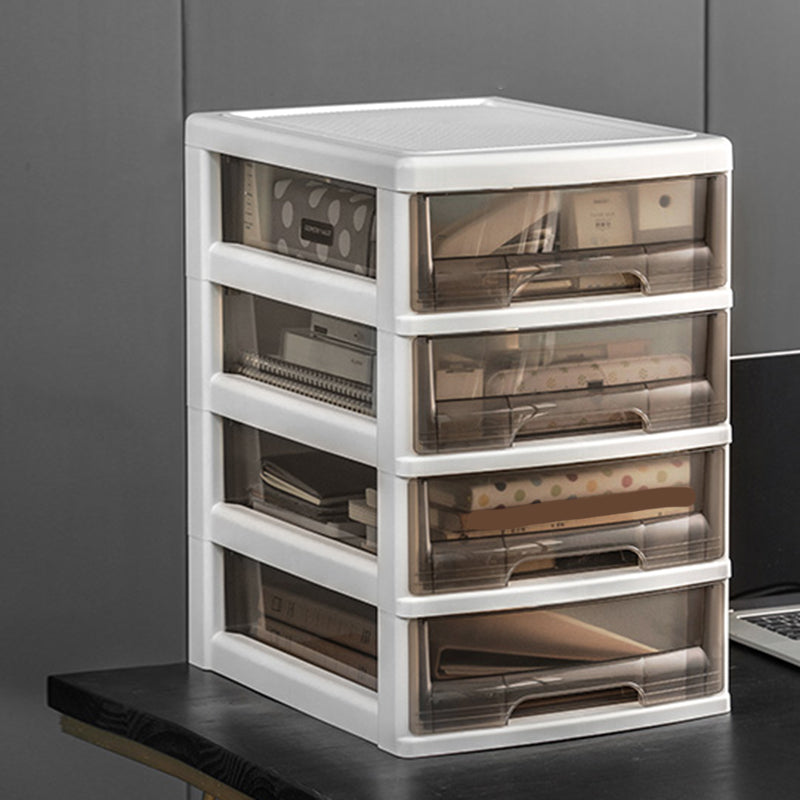 Vertical Transparent Filing Cabinet Modern Plastic File Cabinet